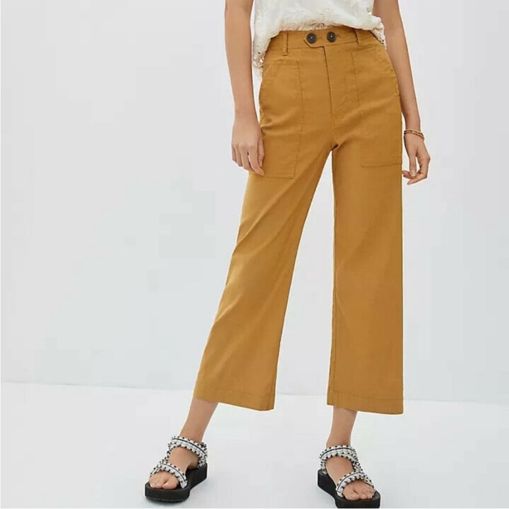 Maeve Mustard Colette Pants